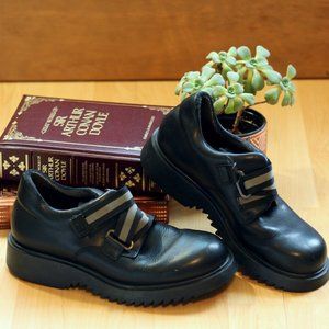 Chunky 90s Black Men's Shoes